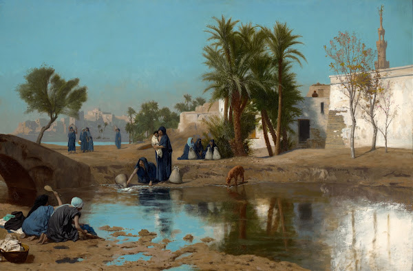 Fellah Women Drawing Water c 187375
