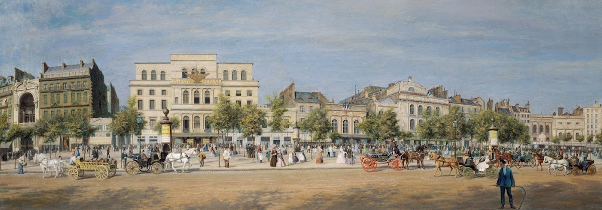 Vue générale des théâtres du boulevard du Temple 1862