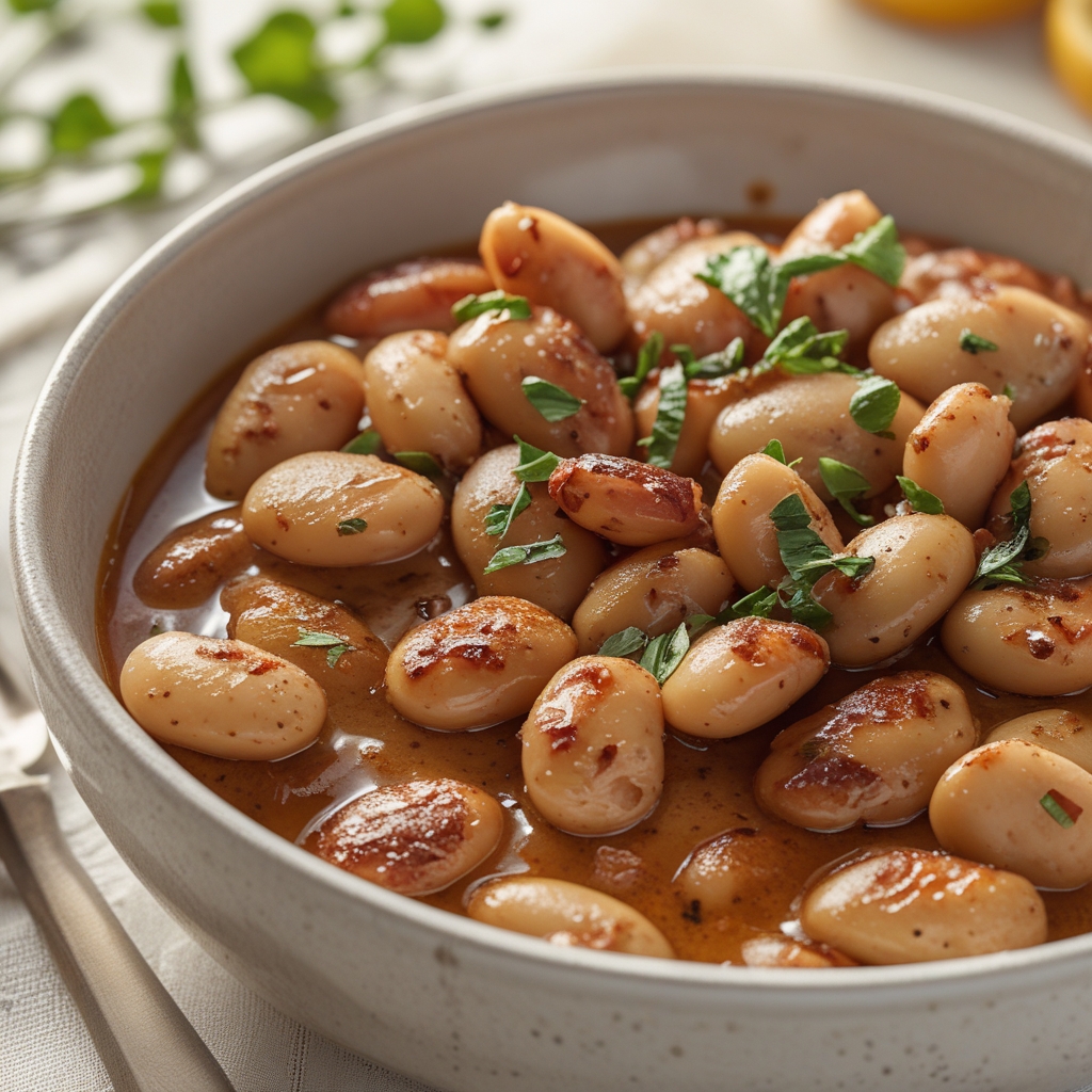 Tuscan Marry Me Butter Beans - Creamy Comfort Food Recipe Easy & Homemade finished