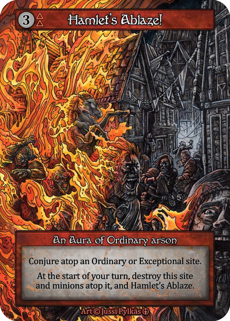 Hamlet's Ablaze!