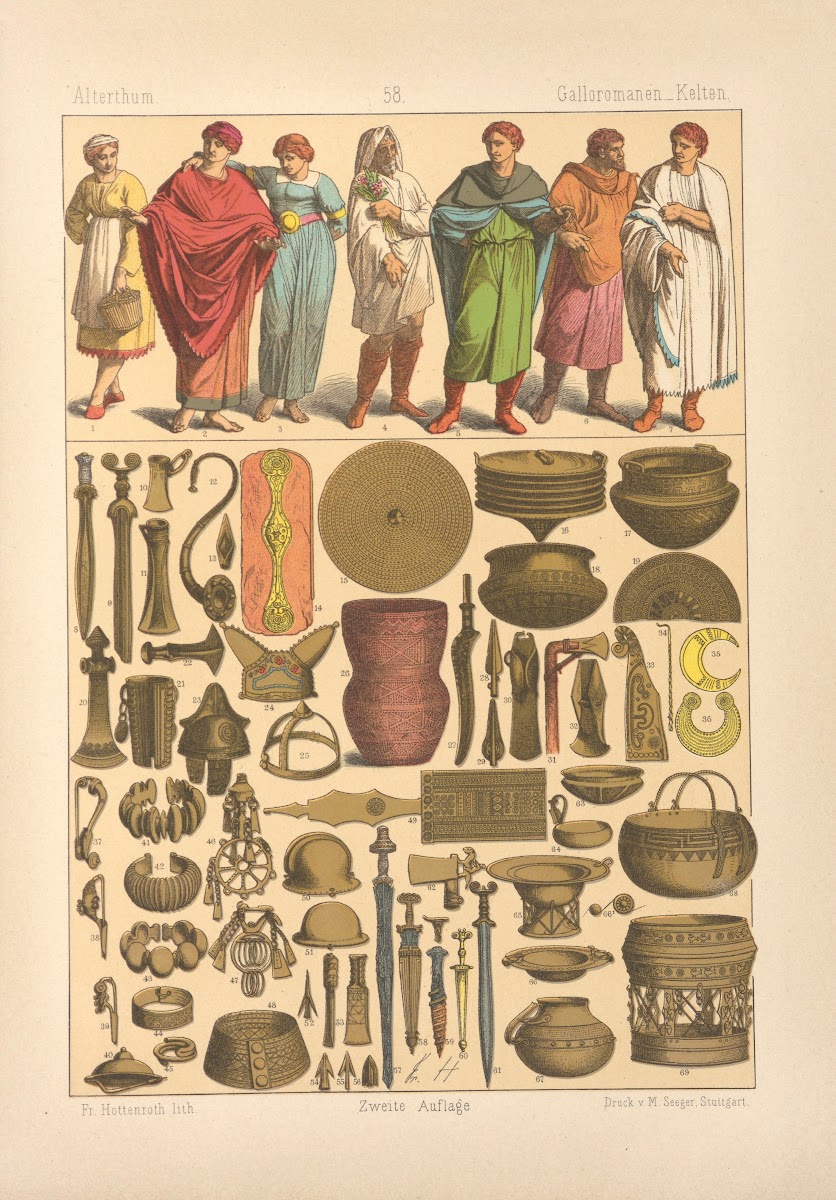 Galloromamen  Kelten 1884
