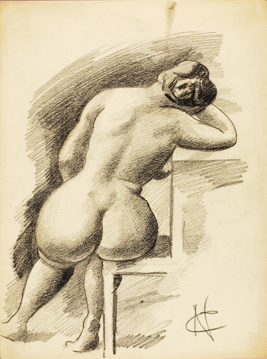Seated Female Nude