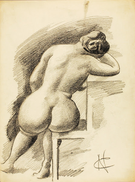 Seated Female Nude