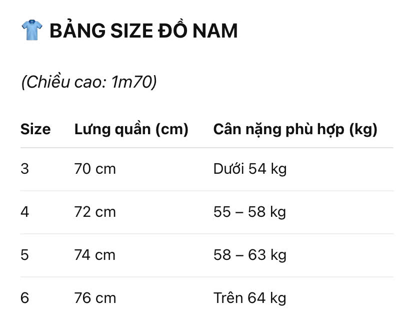 Hướng dẫn Size 2