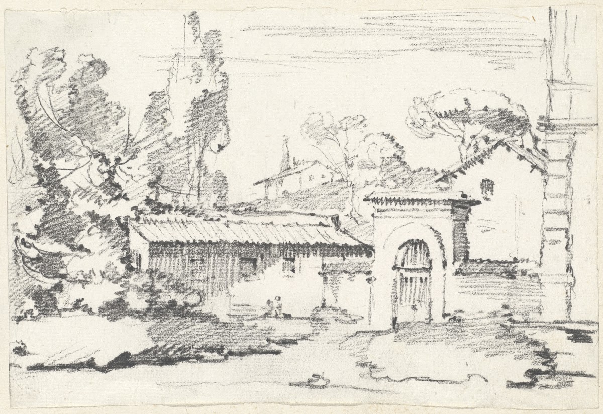 Entrance to the Gardens of the Villa Giulia 1746 1749