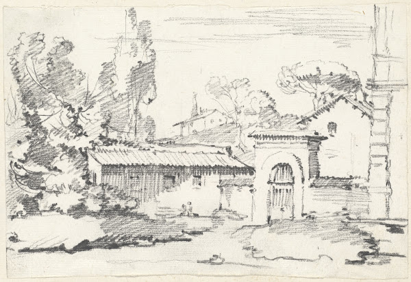Entrance to the Gardens of the Villa Giulia 1746 1749
