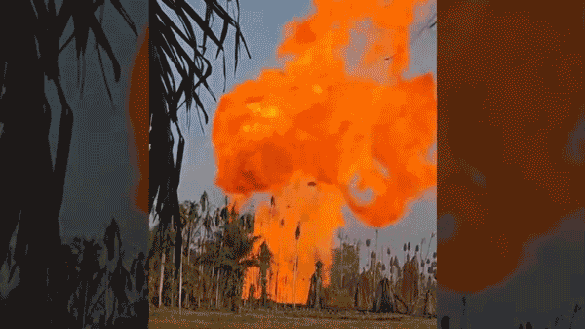 Khí gas tự nhiên phát nổ tạo nên cột lửa khi khoan giếng đáp ứng nhu cầu tưới tiêu - Tạp chí Thương Gia