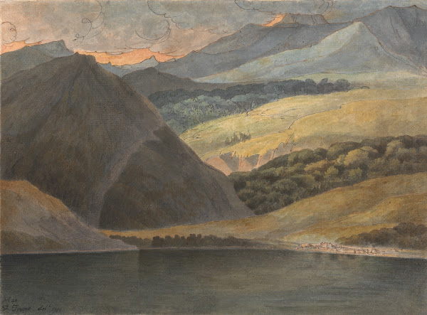View on Lake Maggiore at Evening 1781
