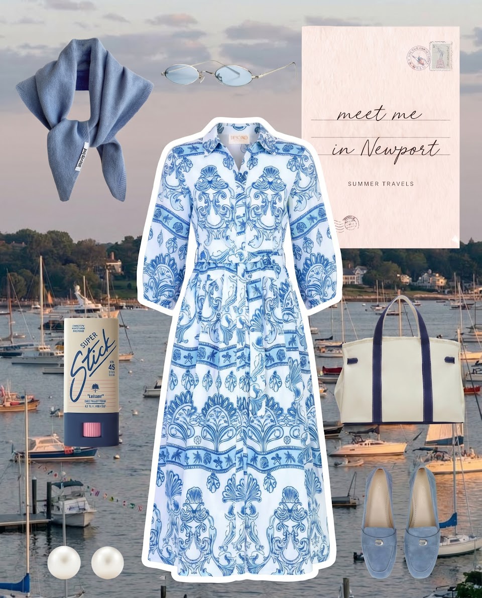 Newport harbour styling moodboard