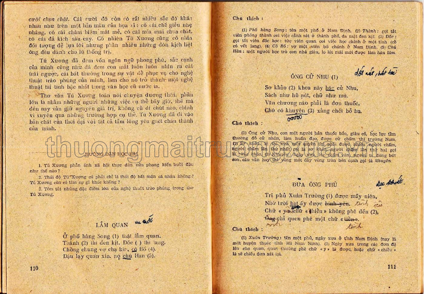 Văn học lớp 11 phổ thông, tập 1 (1988) - Trang 55