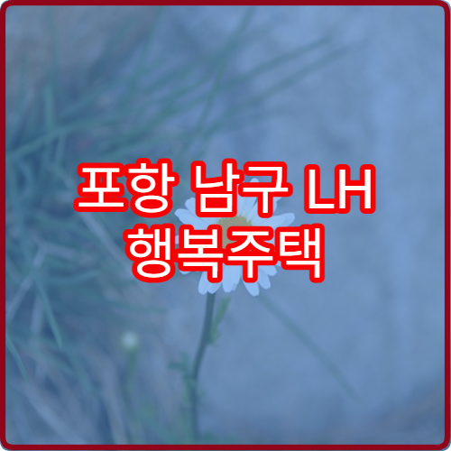 포항 남구 LH 행복주택 65세 2026 입주 자격·임대료