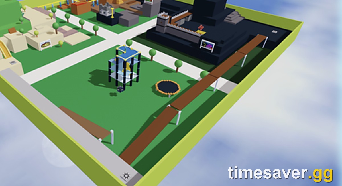 Crossroads map overview showing the badge-hunt terrain and combat arena