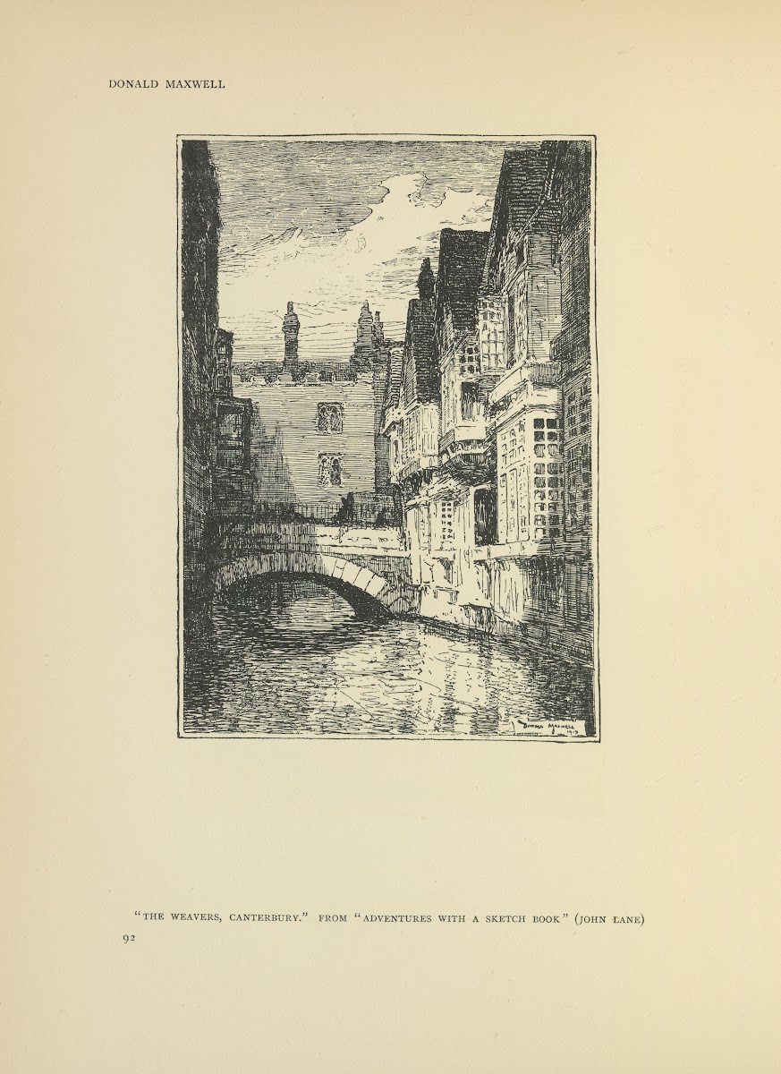 The weavers Canterbury  Adventures with a sketch book 1914