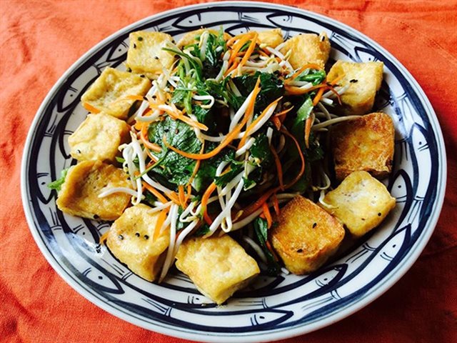 Salad Đậu Hũ Chiên Vàng