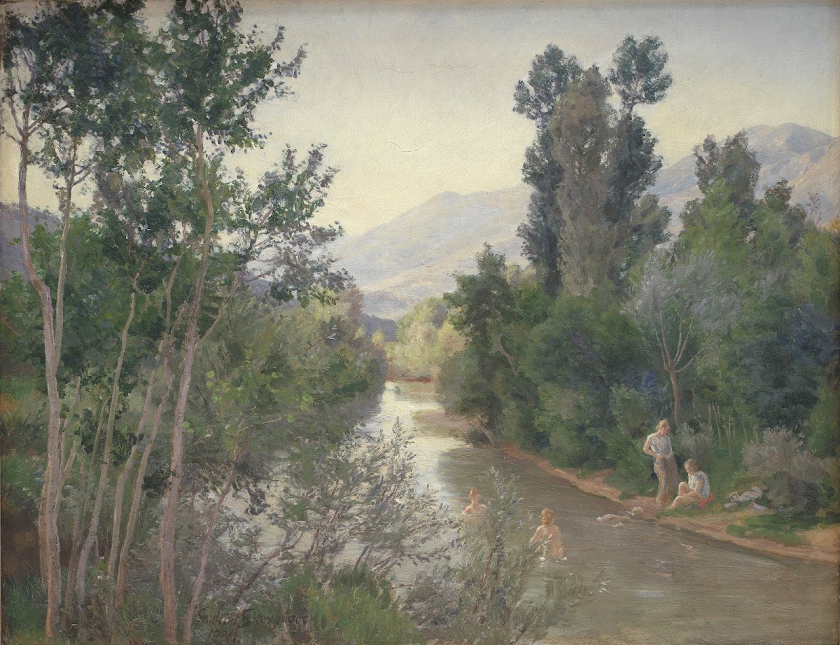 Efterårsdag ved Lirifloden 1883   1884