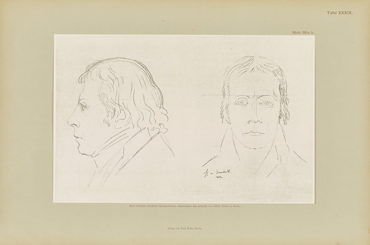 Handzeichnungen von Gottfried Schadow Pl39 1886