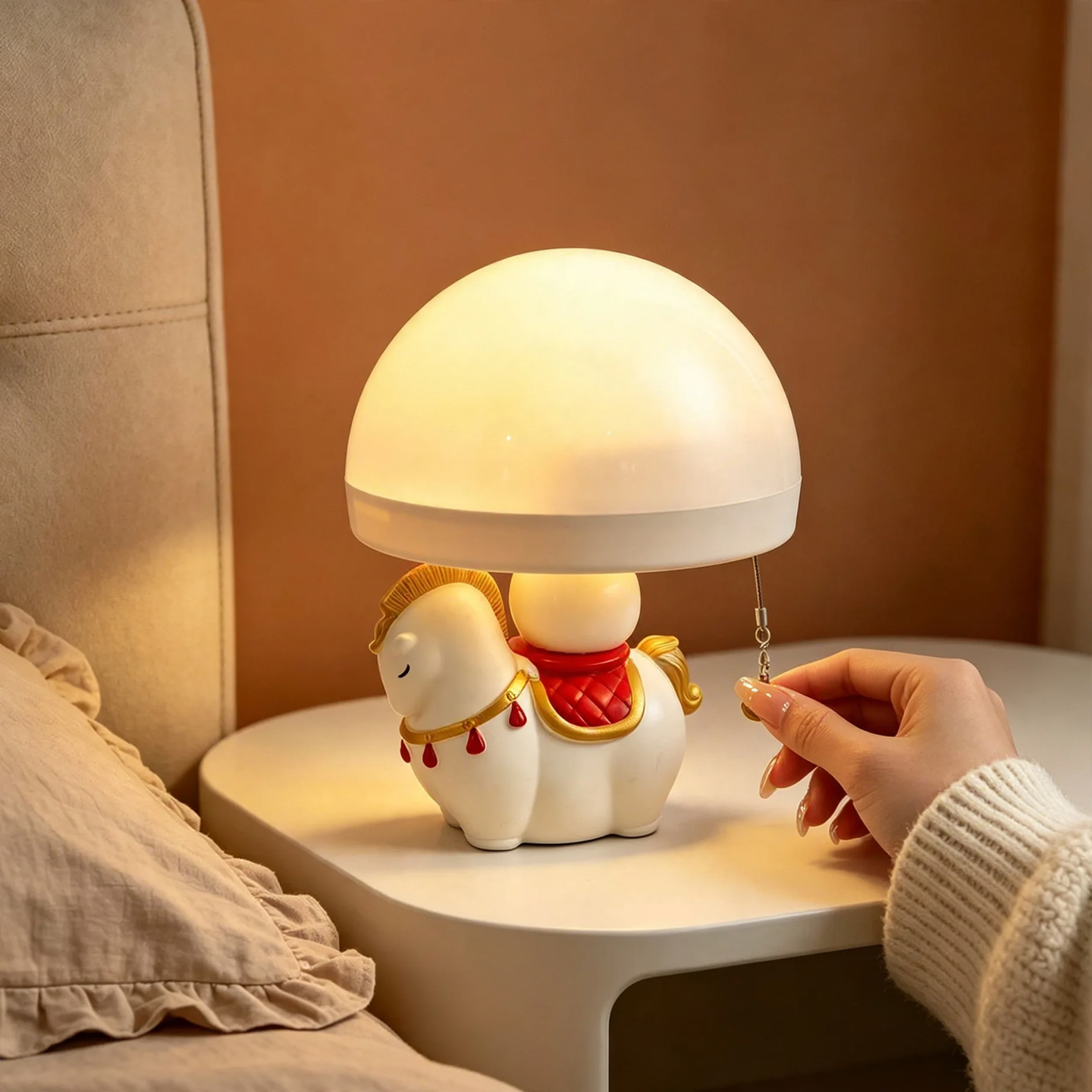 Cute Horse-Jellyfish Table Lamp