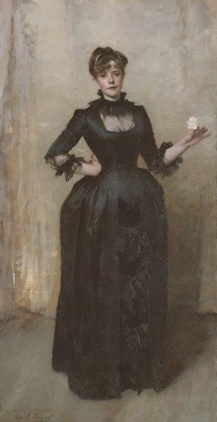 Lady With The Rose Charlotte Louise Burckhardt 1882