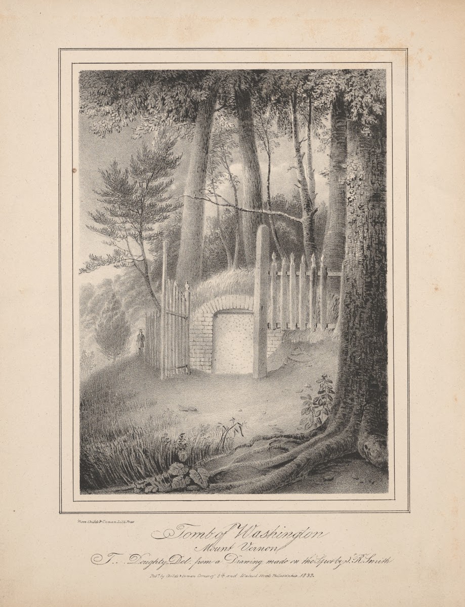Tomb of Washington Mount Vernon 1832