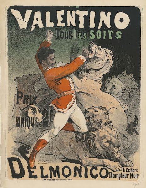 Valentino Delmonico le célèbre dompteur noir 1874