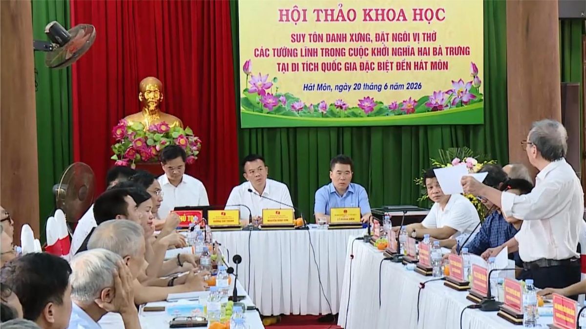 Mở rộng đền Hát Môn: Tôn vinh các tướng lĩnh khởi nghĩa Hai Bà Trưng - Đài Phát thanh và truyền hình Hà Nội