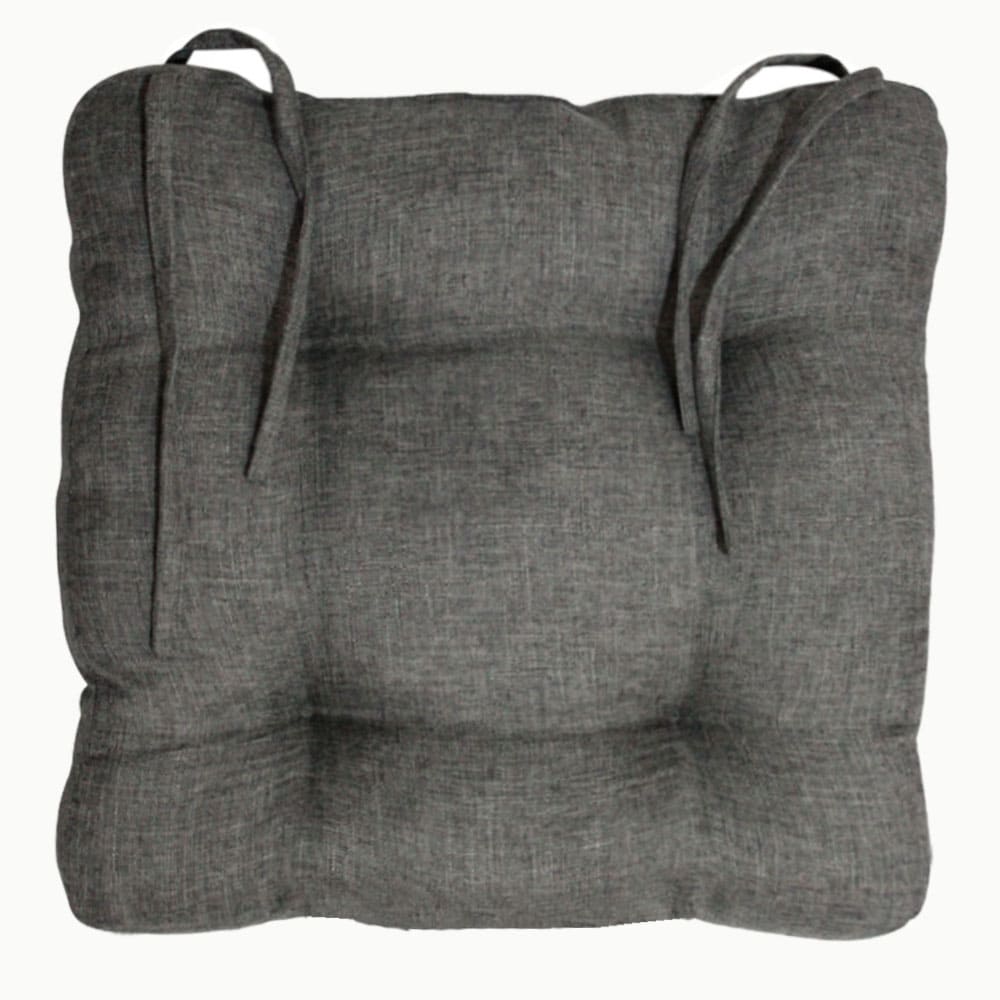 Cojín para silla de poliéster Blancos Pileso™ color gris
