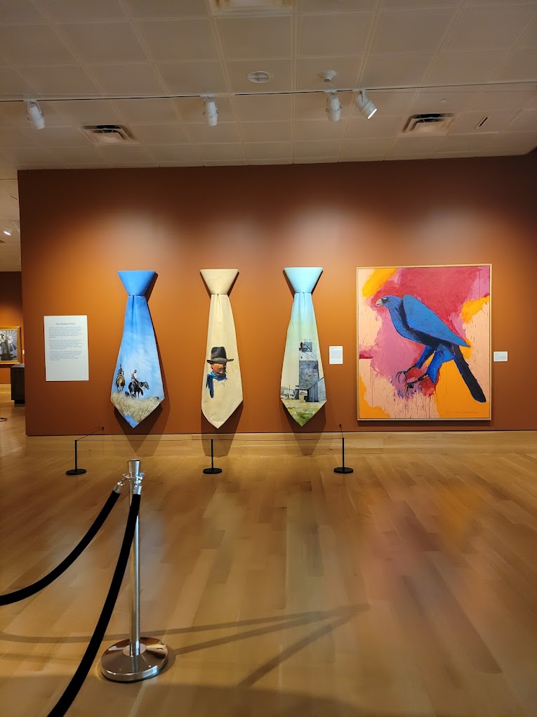 A gallery inside the Booth Western Art Museum in Cartersville, Georgia