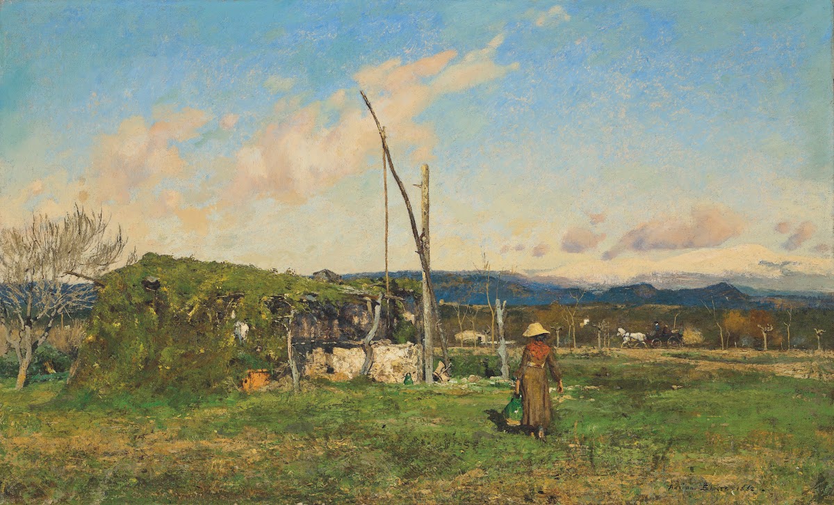 Winter Morning in the Riviera at the Well 1882
