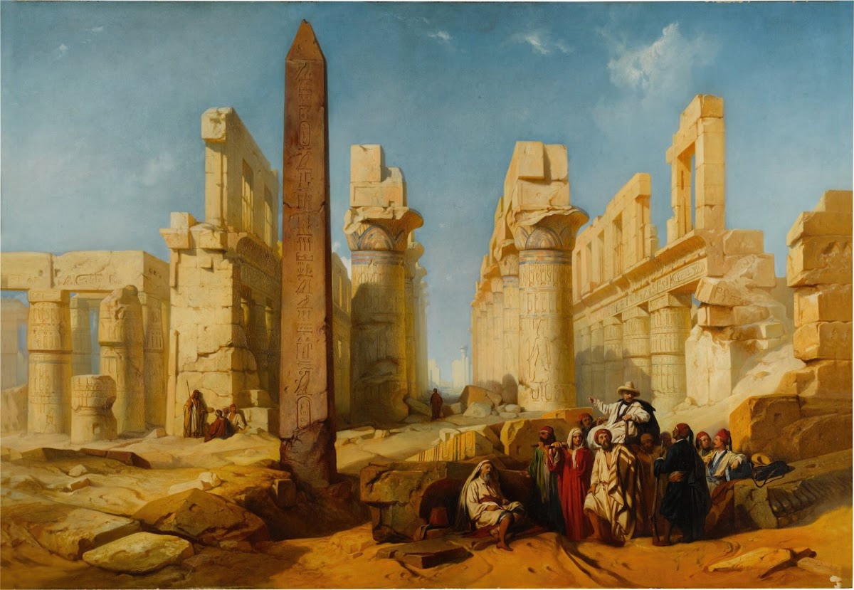 The Ruins of Karnak at Thebes 1847