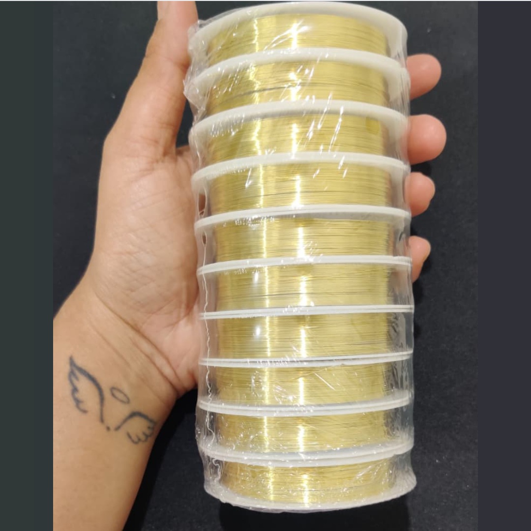 0.3 Taar Roll Gold Plated Full Pack Of 10-PACK OF 10