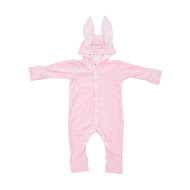 Ромпер Twins Rabbit велюр 68р розовый