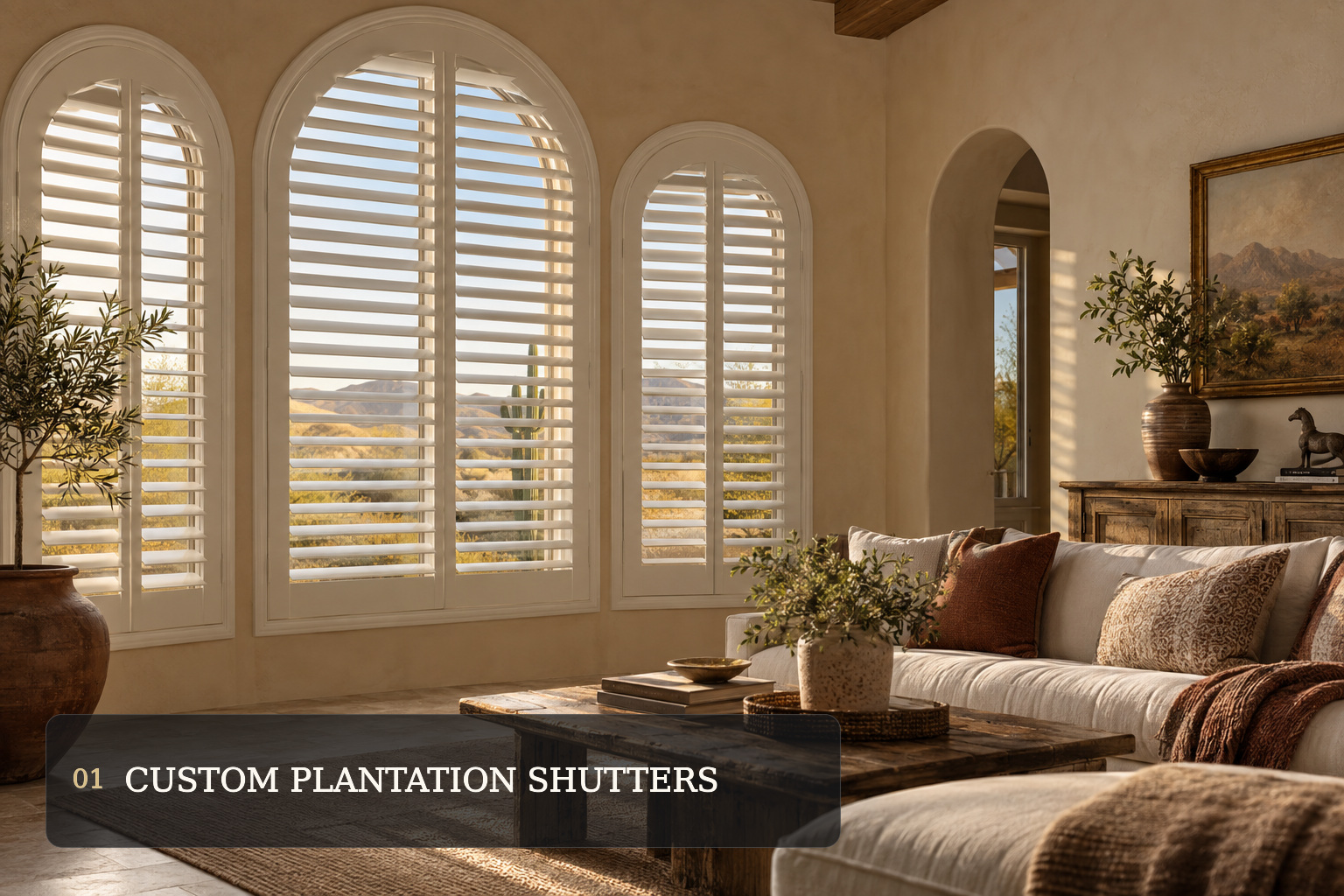 Custom Plantation Shutters