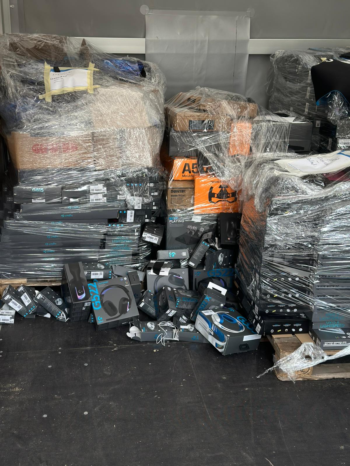 Logitech G peripherals inbound from a local office - pre-BFS 2023