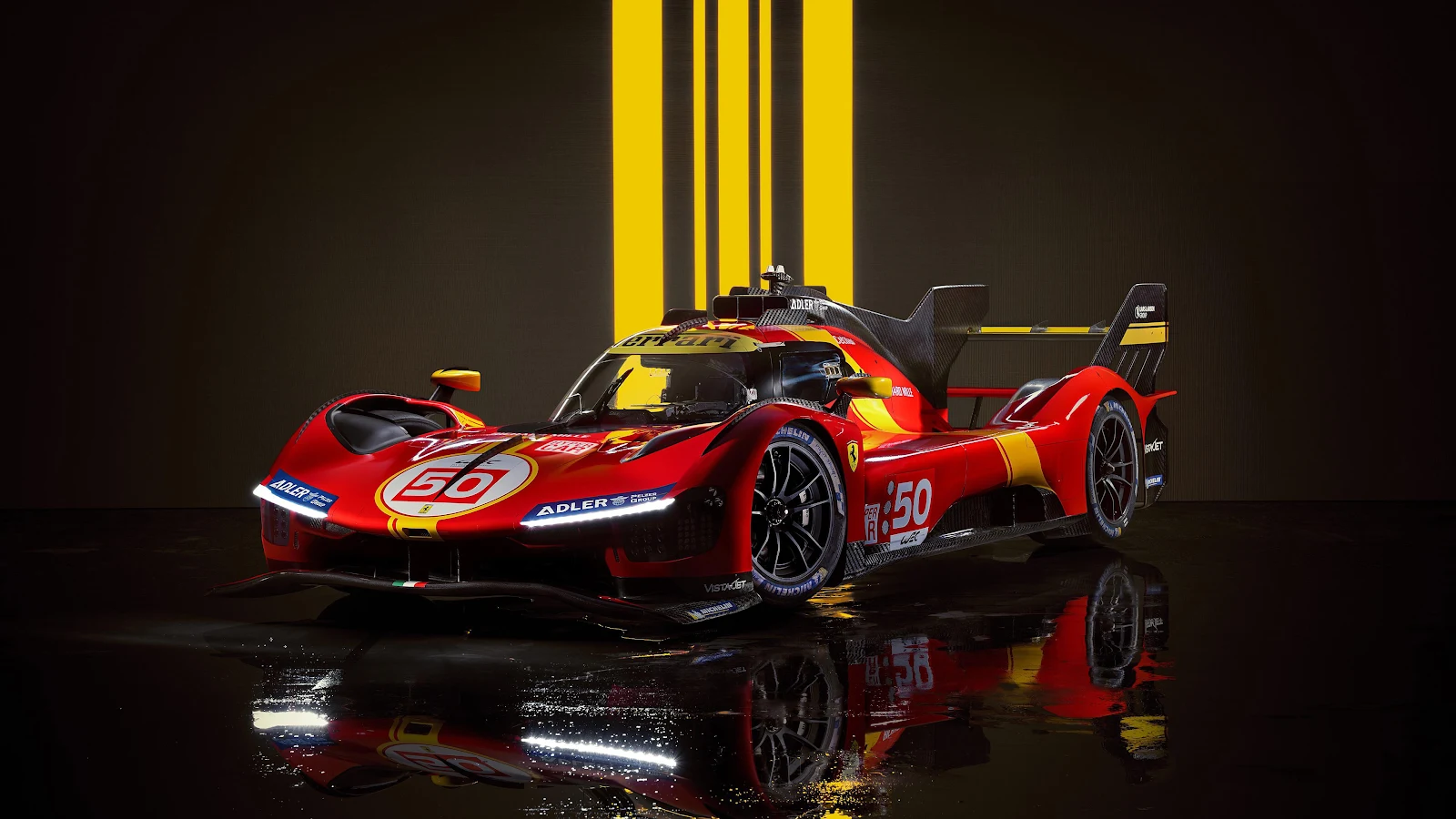 Ferrari, Hypercar, Racecar, LMH 4K Wallpaper Background