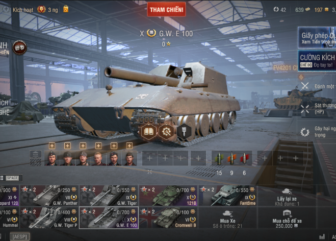 Bán acc World of Tanks Leopard 120 – Full 1 Tank Cấp 11 và 2...