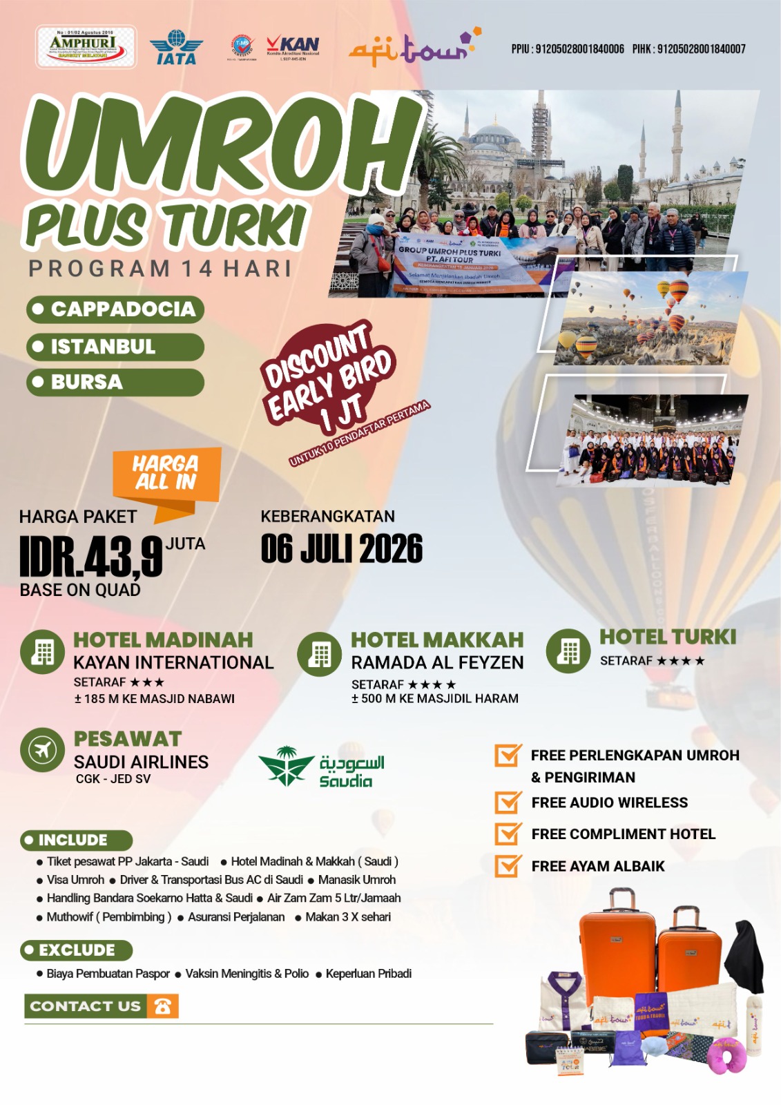 Umroh Plus Turki 2026