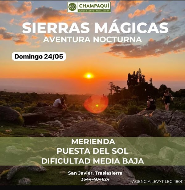 Sierras Mágicas Aventura Nocturna