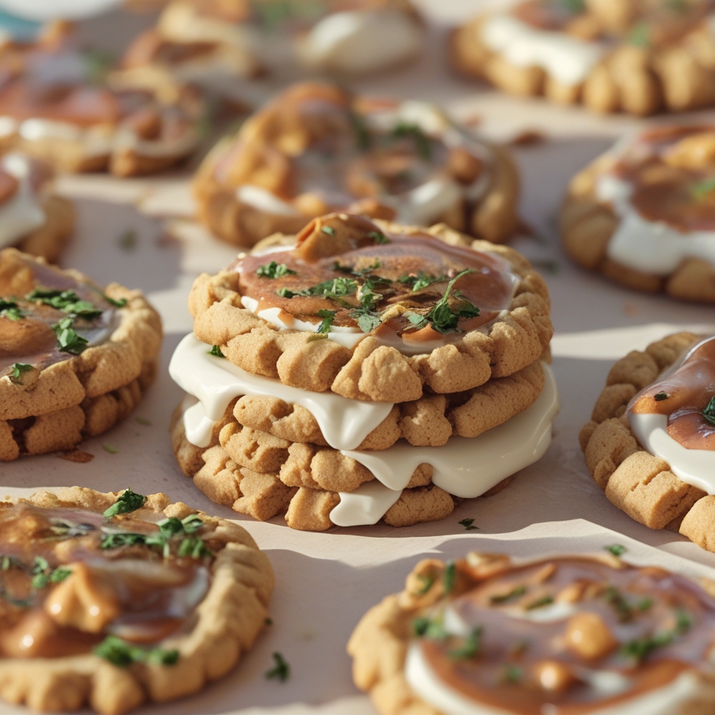 Healthy Peanut Butter Greek Yogurt Cookies - Easy Homemade Snack Recipe