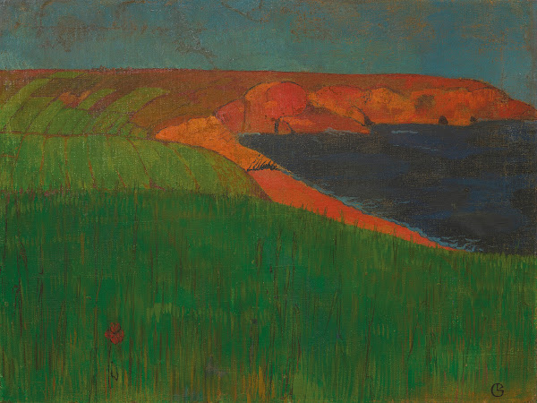 Côte bretonne Champ vert 1893 94