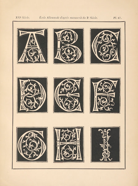École Allemande daprès manuscrit du Xe siècle 1895