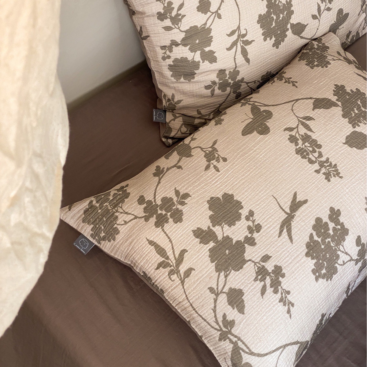 Cotton Bedding Set, 4-Piece, Floral Pattern