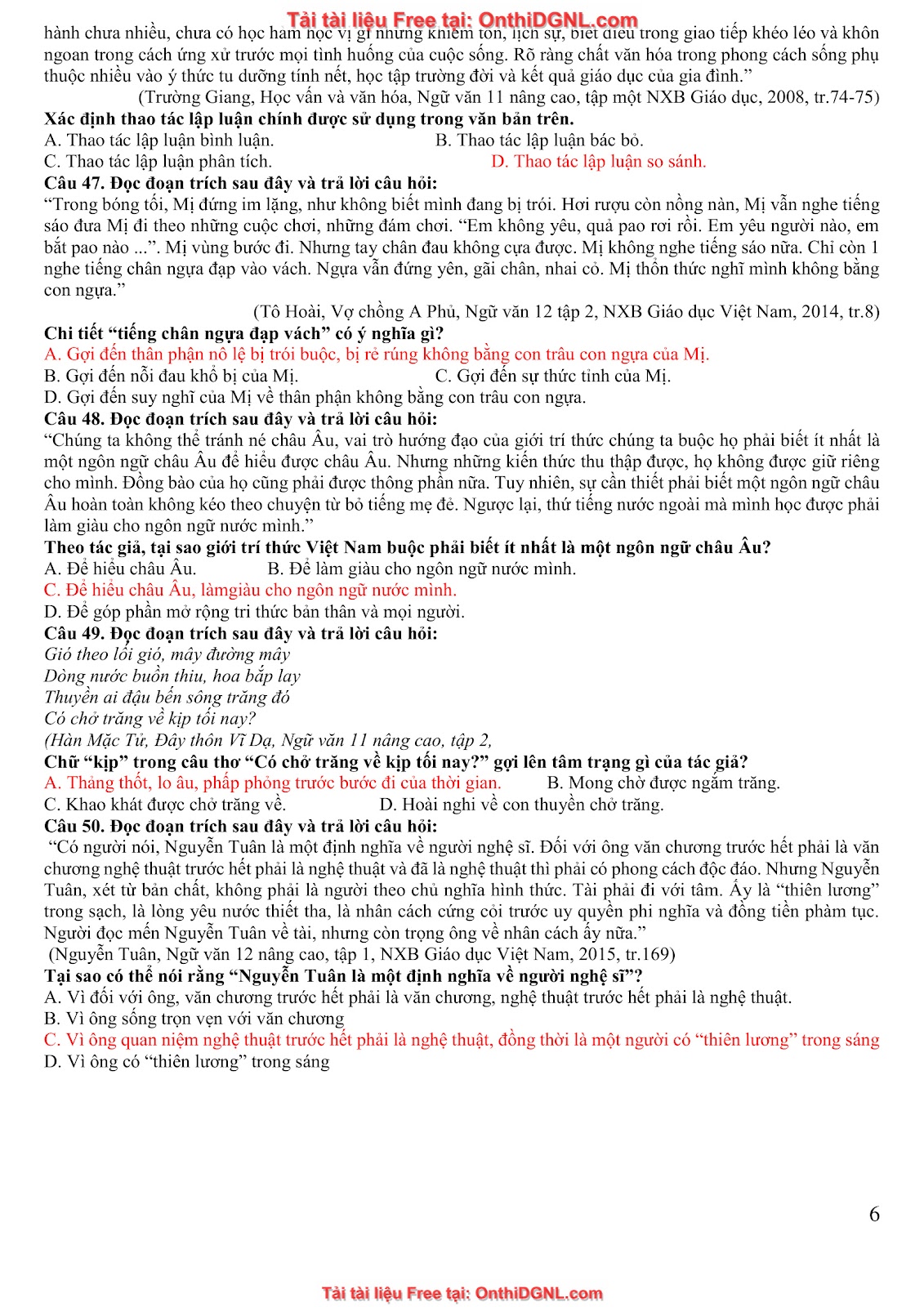 39 Đề ôn HSA - ĐỊnh tính