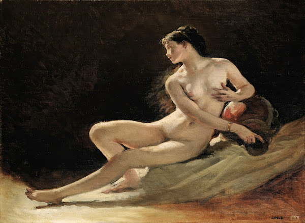 Study for the figure of the seine for the opera garnier paris
