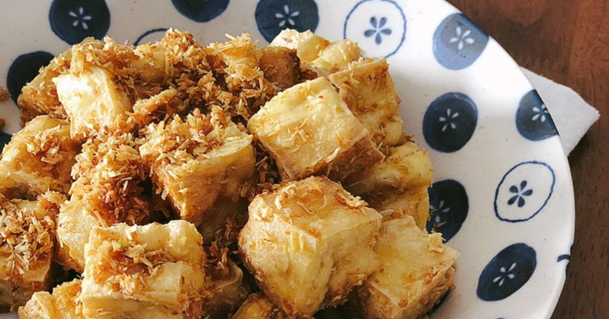 Đậu hũ chiên sả