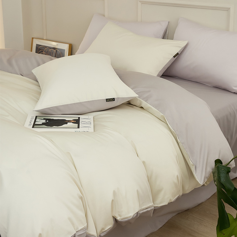 Cotton bedding set, 100% cotton, 4-piece