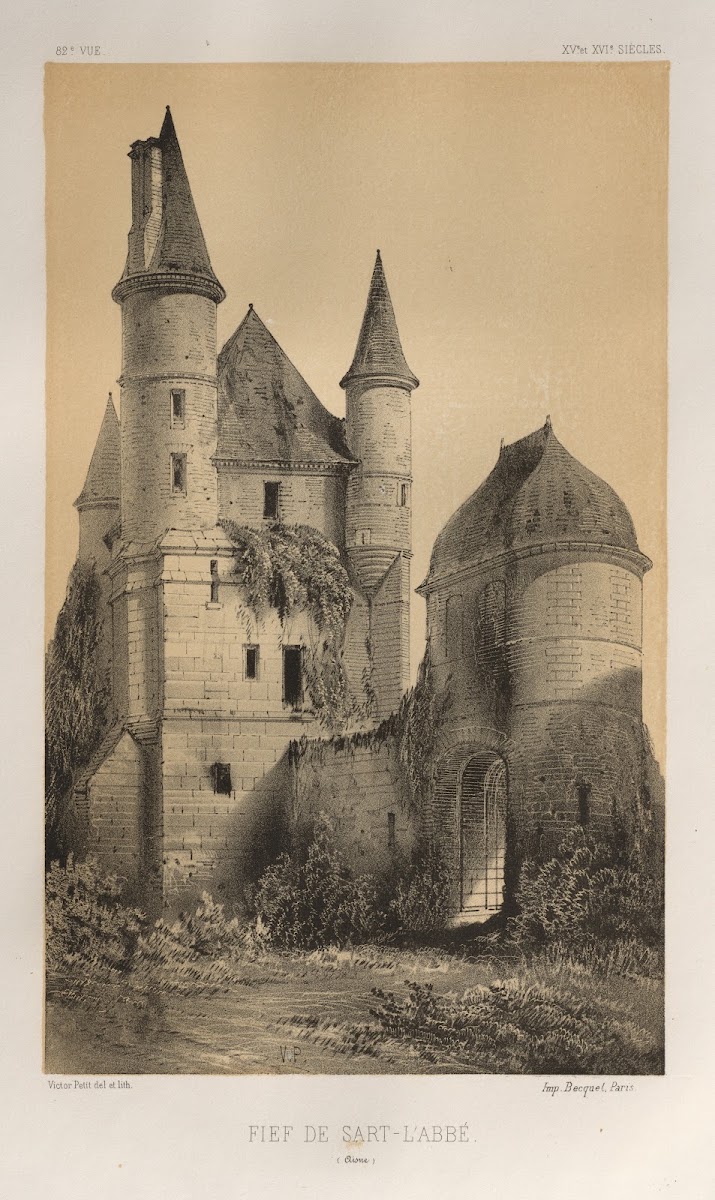 Fief de Sart lAbbé Aisne 1860