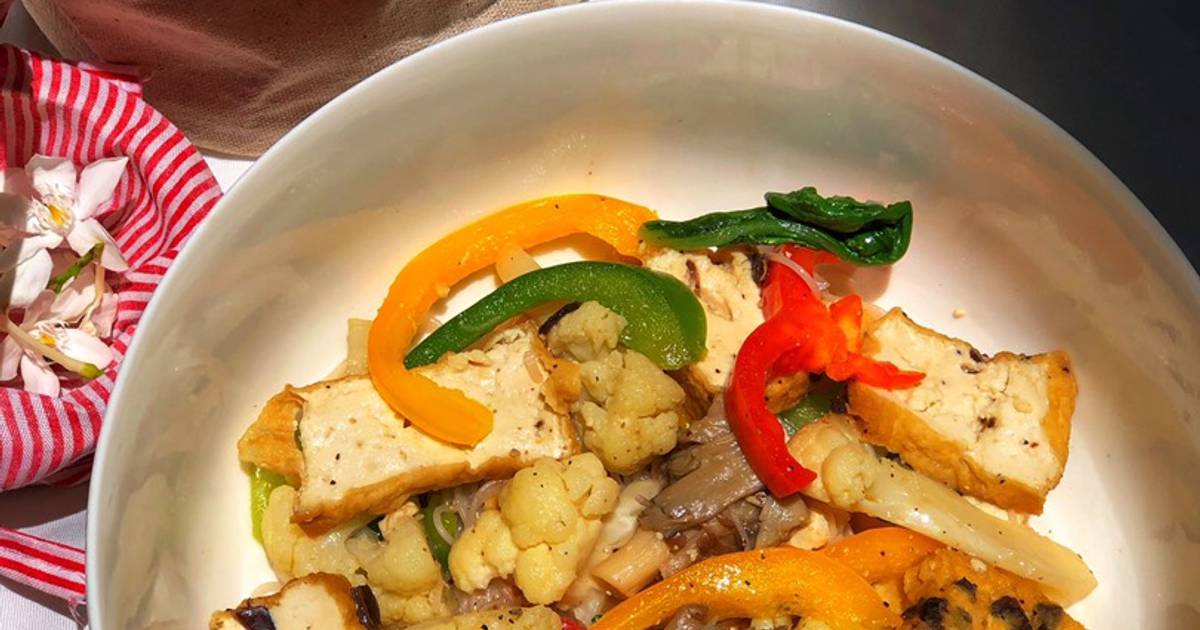 Bún Gạo Lứt Xào Rau Củ (Chay)