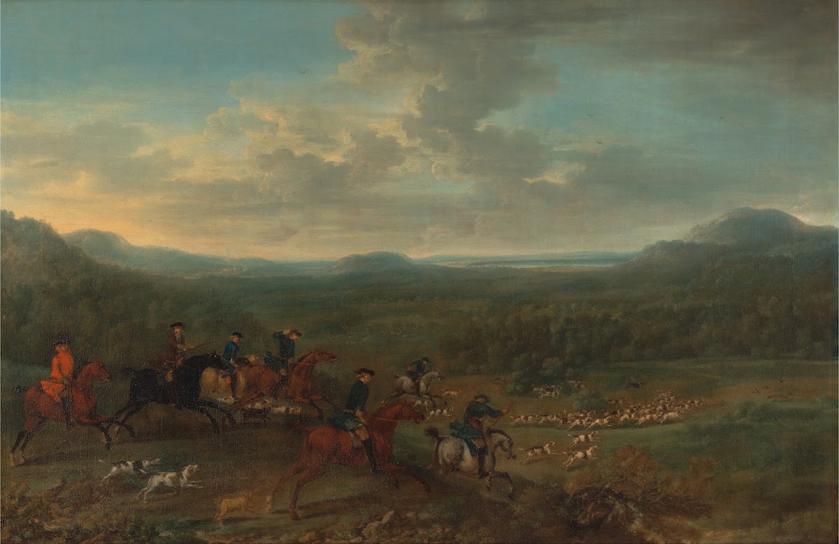 A Fox Hunt ca 1735