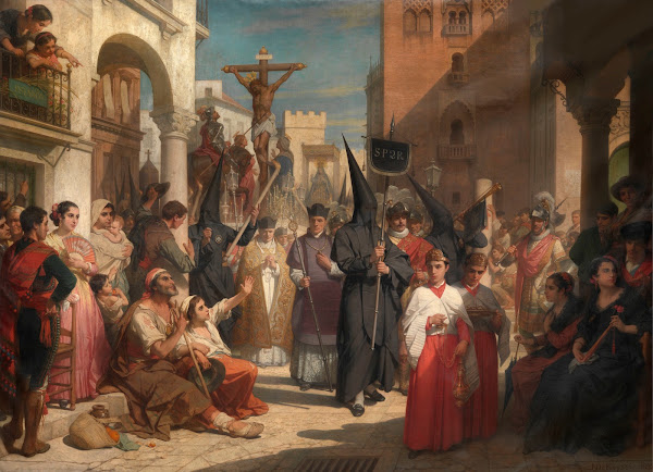Good Friday Procession in Seville 1885