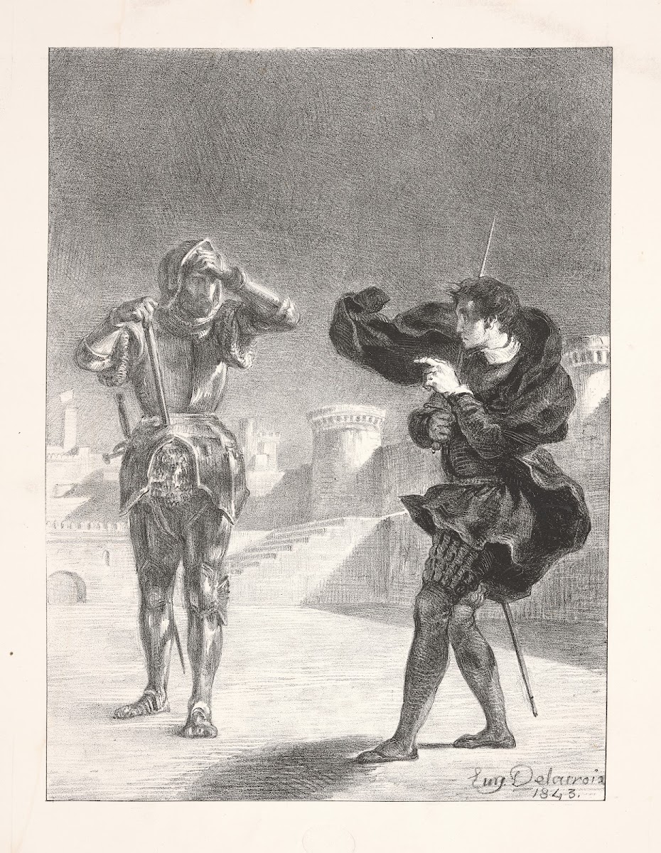 The ghost on the terrace Act I scene V 1864